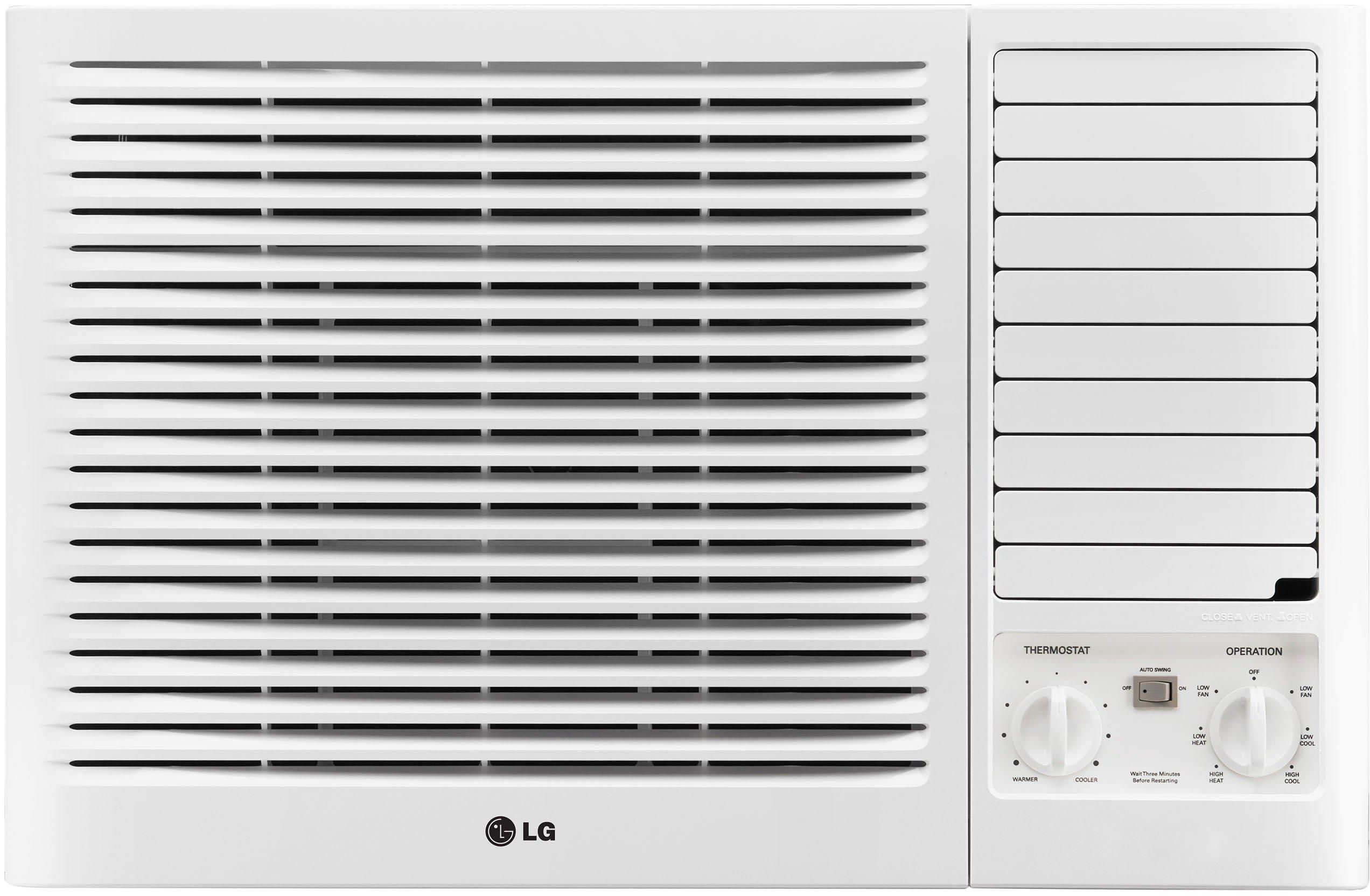 LG FRESH, Window AC, 18500 BTU, Heat & Cool, Gold Fins, White