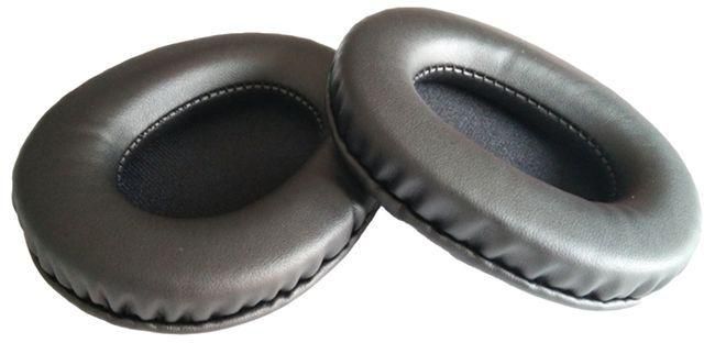 1 Pair Ear Pads Elastic Protein Faux Leather Dust-proof Headphone Earmuff For Edifier W800BT/W800X/W808BT/K800/K830/H841P G1-Black