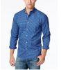 Tommy Hilfiger Men's Steinbeck Button-Down Check Shirt - Azure Blue - Size L
