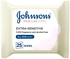 Johnson&#39;s Extra Sensitive Micellar Wet Wipes - 25 Wipes