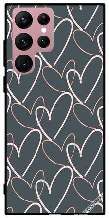 Protective Case Cover For Samsung Galaxy S22 Ultra 5G Hearts Of Lines