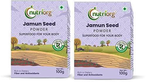 Nutriorg Organic Jamun Seed Powder 100 g