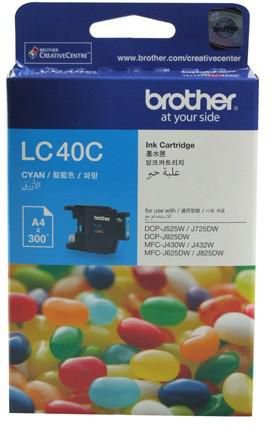 Brother LC40 Cyan Ink Cartridge (LC40C)