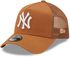 New Era Tonal MLB New York Yankees Kids' Mesh Trucker Cap - Med Brown