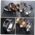 SECFOU 1pc Sensitive Couple Ring Trendy Rings Couple Rings Stainless Steel Jewelry For Men Rings Adults Men Rings Wedding Titanium Steel Couple Ring Temperature Changing