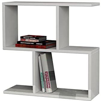 Decortie White Side Table - End Table - Modern Livingroom Furniture - Great Display - 60x20x60 (cm)