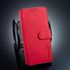 DG.MING Retro Oil Side Horizontal Flip Case For Galaxy S10, With Holder & Card Slots & Wallet (Red)
