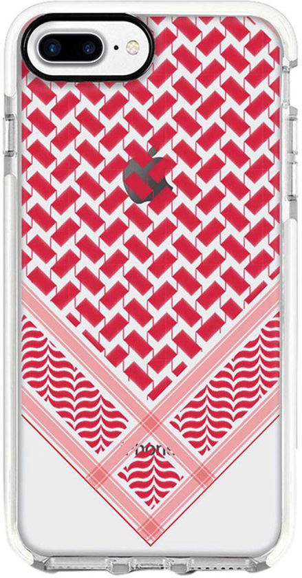 Protective Case Cover For Apple iPhone 7 Plus Victory Shemag (Red)