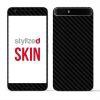 Stylizedd Premium Vinyl Skin Decal Body Wrap for Google Nexus 6P - Carbon Fibre Black