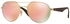 Ray Ban Aviator Sunglasses for Unisex - Mirrored Light Brown Pink Lens, RB3536-112/2Y 55