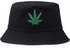 Bucket Hat Embroidered With Imported Cotton 100% - Black