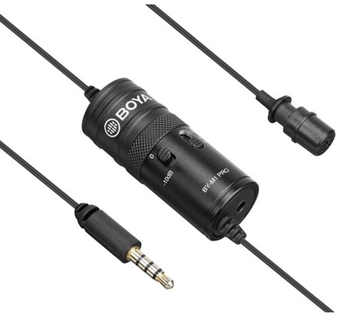 Boya BY-M1 Pro Omni Lavalier Mic For Smartphones And Cameras (TRRS)
