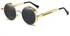Women's Full Rim Polarized Round Frame Sunglasses - Lens Size: 47 mm