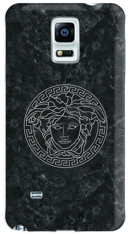 Stylizedd Samsung Galaxy Note 4 Premium Slim Snap case cover Matte Finish - Face of marble ‫(Black)