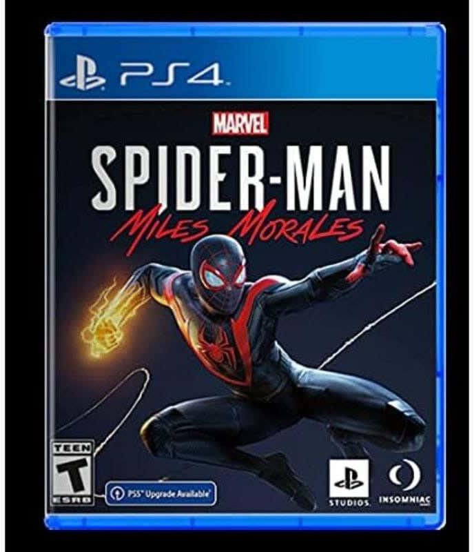 Get Insomniac Marvel's Spider Man Miles Morales, Compatible with PlayStation 4 Console with best offers | Raneen.com