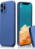 iPhone 12 pro Case Soft Flexible Silicone with Inner Lining, Camera Protection Slim and Lightweight, Blue