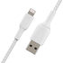 Belkin Braided USB-C To Lightning Cable - 2m / 6.6ft - White
