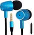 Mosidun Mosidun M20 Engine Shape Weaven Cable In-ear Earphone 3.5MM Jack Metallic Headphone 1.2M Cable With Microphone For IPhone 6 / 6 Plus 5S Smartphones MP3 Computers (Blue)