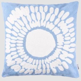Embroidered Cushion, Unique Luxury Quality Decor Items for the Perfect Stylish Home Blue CUS031 45 x 45cm