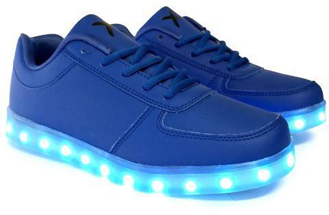 Wize & Ope LED-34 Sneakers For Women-Blue, 37 EU