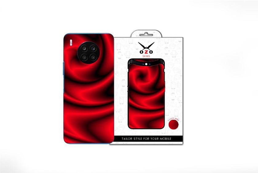 OZO Skins Red Flower Satine (SE115RFS) For Honor 50 Lite