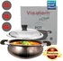 VISALAM I-Class Non Stick Gravy Pot with Stainless Steel Lid 2L 3L 4L