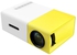 YG-300 LCD Mini Portable Projector with USB/SD/AV/HDMI Slots - Yellow