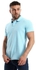 Andora Classic Collar Short Sleeves Polo Shirt - Light Blue