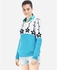 Ravin Floral Block Sweater - Turquoise