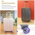 Luggage Wheel Covers for Suitcase, 8 Pack Luggage Wheel Protector Covers for most 8-spinner Wheels, Carry on Luggage, Made of Food-Grade Silicone Material, Unique Wave Pattern Design