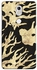 Protective Case Cover For Nokia 7 Black Nature Print