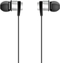 EV-113 Universal Wired In Ear Headphone Earphone with Built-in Mic in Black