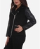 Andora Women Short Jacket Gogh Zipper - Black