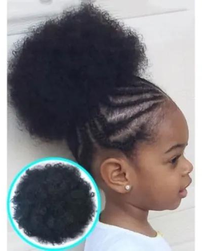 Afro Hair Ponytail With Drawstring