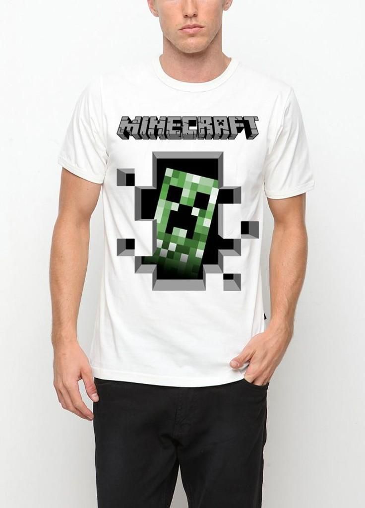 Mine Craft Logo Men T Shirt S