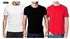 3In1 Quality Men's T-Shirts- Red, BLack,White,