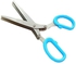 one year warranty_Home Stainless Steel 5 Blade Kitchen Scissors-BLUE-JJYP13-28464