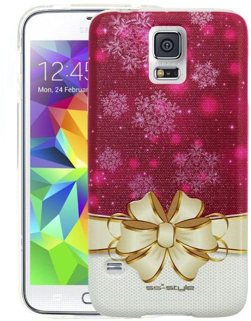 SS-Style back cover for Samsung Galaxy S5 i9600 - Golden Ribbon