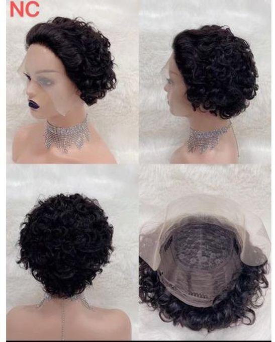 Hair Wig Curly Short Hair Wig With Frontal
