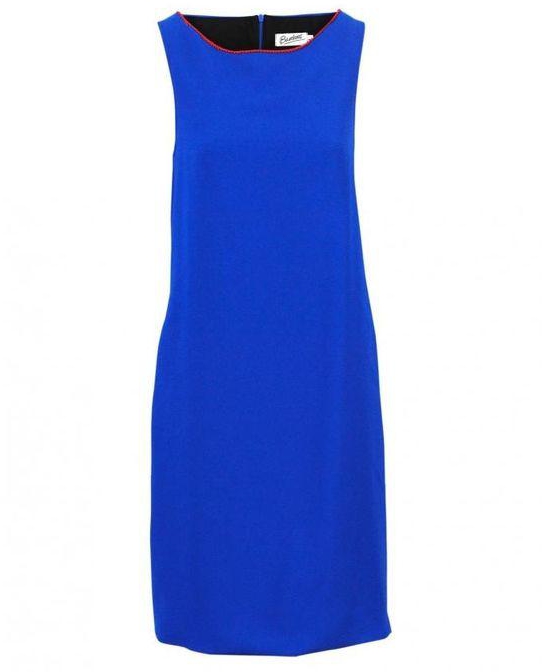 Bardees Design Solid Short Dress - Blue