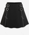 Plus Size Zippers Heart-ring Mini A Line Skirt - L | Us 12