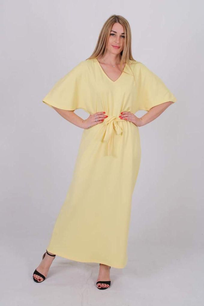 Ricci Casual Yellow Long Dress For Woman