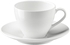 VÄRDERA Coffee cup and saucer, white, 20 cl - IKEA