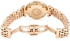 Emporio Armani Womens Quartz Watch, Analog Display And Stainless Steel Strap AR1909, Mother Of Pearl/Rose Gold
