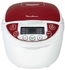 Moulinex 10 Cups Fuzzy Rice Cooker - MK705127, White & Red, Metal