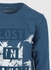 Boys Long Sleeve Blue T-Shirt with Hawaii Print AUT094 AW22