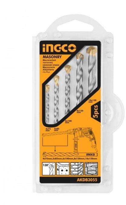 INGCO AKDB5055 Wood Drill Bits Set - 5 Pcs