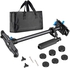 DMK Power Coopic St-02C Carbon Fiber 24Inch/60cm Handheld Stabilizer With Screw Quick Shoe Plate For Canon 6D Mark Ii DSLR Camera Video Dv Up To 6.6 Pounds/3 Kilograms (Black)