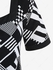 Plus Size Checkerboard Stripes Square Neck Colorblock T Shirt - M | Us 10