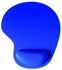 Generic Mouse Pad with Gel Wrist Support - Blue